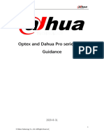 Optex and Dahua Guidance V1.0.2
