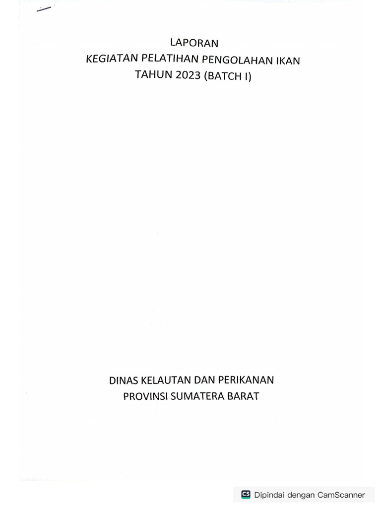 Laporan PPI Batch I | PDF