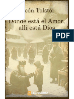 Donde Esta El Amor Alli Esta Dios-Tolstoi Leon