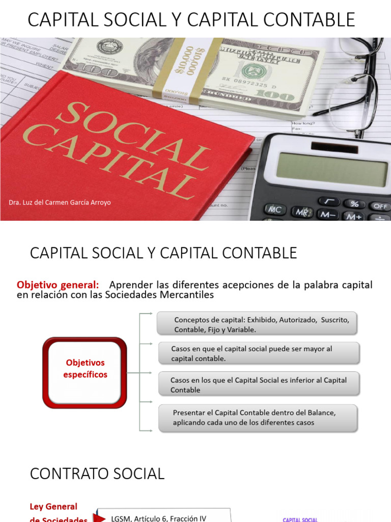 Capital Social y Capital Contable | PDF | Contabilidad | Sociedad de