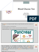 Blood Glucose Test Lab 8