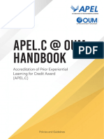 APEL.C at OUM Handbook