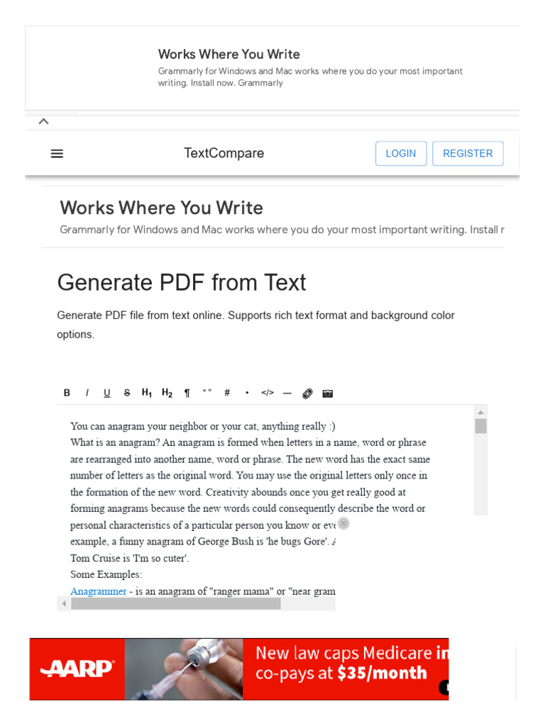C Create Pdf From Text Message