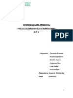 EVALUACION 3 Informe Impacto Ambiental