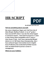 HR Script Final