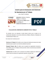 Ficha Tecnica CESQT. Cuestionario para La Evaluación Del Síndrome de Quemarse Por El Trabajo