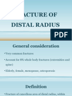 Fracture of Distal Radius
