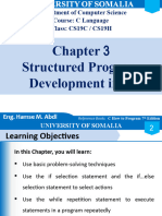 Chapter 3 - Structured Program Development in C