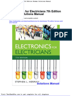 Full Download Electronics For Electricians 7th Edition Herman Solutions Manual