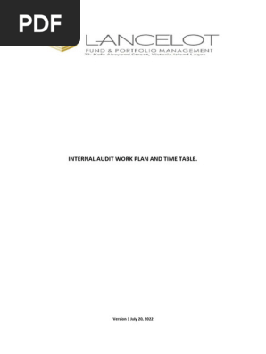 INTERNAL AUDIT