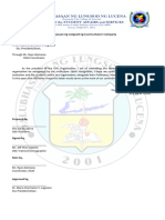 B. Letter of Application For Recognition DDC