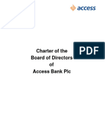 Board of Directors Charter
