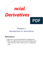 Chapter 1 Inrodctio To Derivatives
