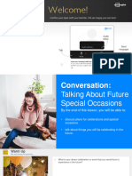 PC Conversation Talking About Future Special Occasions l5