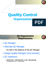 QC Organization Responsibilities