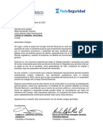 Carta Postulación Propia Consejo Gremial Nacional Fedeseguridad