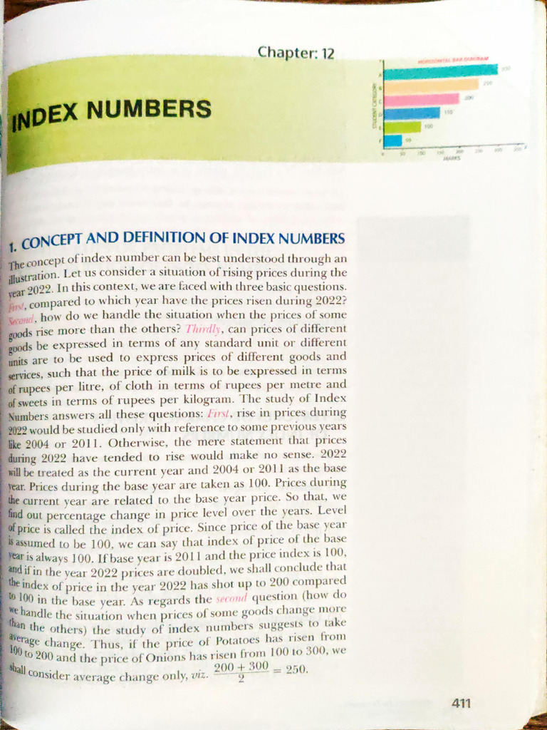 Index Numbers PDF