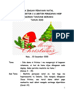 Tata Ibadah Perayaan Natal Sektor HKBP