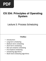 Lecture 3 - Process Scheduling