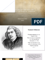 Samuel Johnson's A Dictionary of The English Language