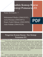 Menganalisis Konsep Bauran Dan Strategi Pemasaran EO