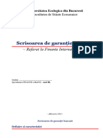 Referat Finante Internationale, Scrisoarea de Garanție Bancară