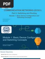 S - R - Module - 1 Basic Device Configuration and Switching Concepts