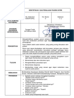 SPO Identifikasi Pasien Nyeri