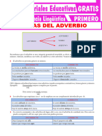 Normas Del Adverbio para Primer Grado de Secundaria