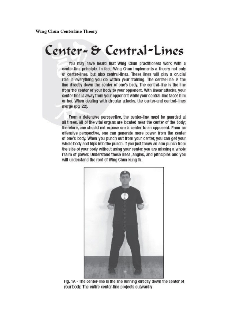 Wing Chun Center Line Theory PDF