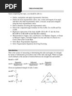 Lessson 9 Trigonometry