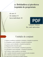 Tema 6. Modurile de Dobandire A Dreptului de Proprietate. Accesiunea