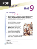 NCERT Class 9 English Poetry Textbook Unit 9 The Seven Ages