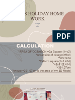 MATHS HOLIDAY HOME WORK by Aanya