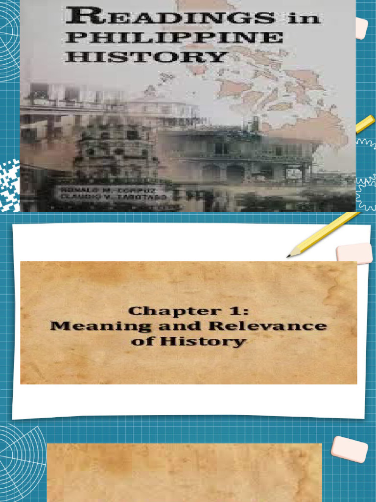 Readings in philippine history meaning and relevance of history pdf