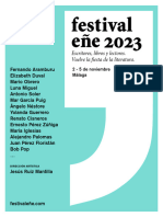 Festival Ene 2023 Programa Malaga