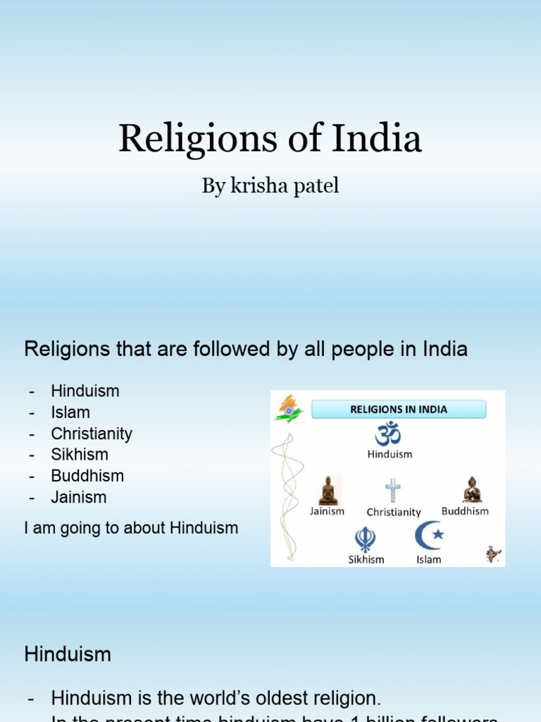 Religions of India by Krisha Patel | PDF
