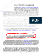 Evidence Proving Corruption of The Federal Judiciary by The Credit Union Cartel (The Profiteers of Tax-Exempt Banking) .