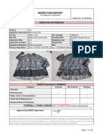 Sample Report For Dress