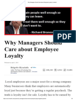 Why Managers Should Care About Employee Loyalty - LinkedIn