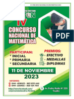 Bases y Temario - Concurso Matemática Trujillo 2023