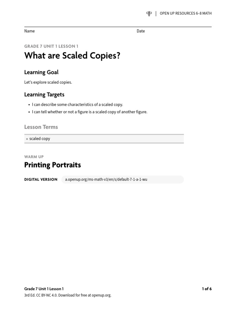 Ade 7.unit 1-Lessons-En | PDF | Area | Speed