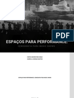 Espaços para Performance