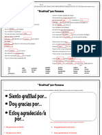 Gratitud - Fonseca Activity Student Pages