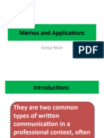 Memos and App