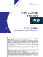 Tadiran Coral IPx T207 T208 SIP User Guide