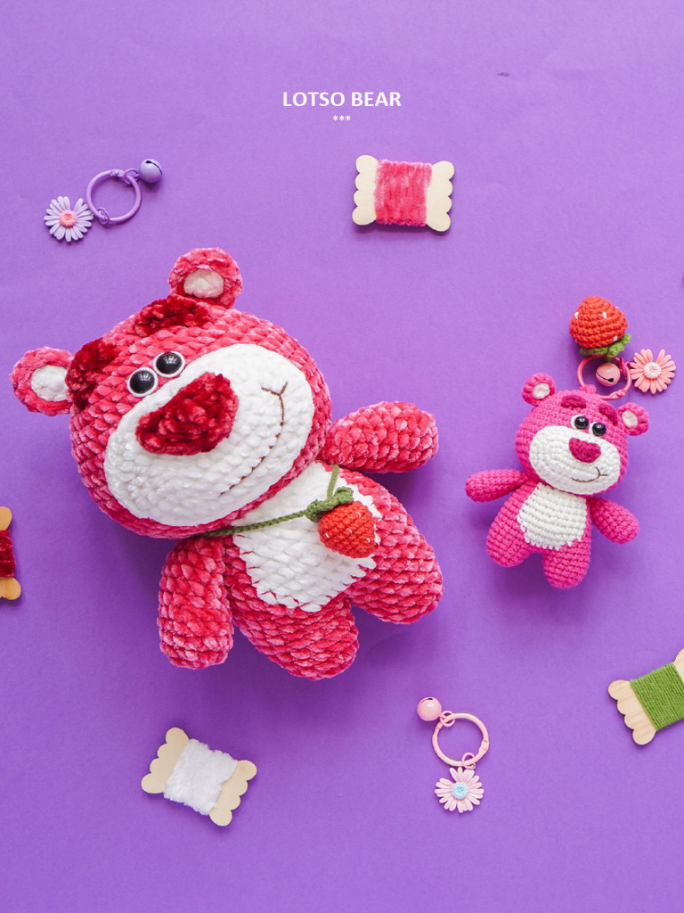 Lotso Bear Crochet Pattern Guide | PDF | Crochet | Weaving