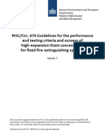 GUÍA MSCCirc. 670 Guidelines For The Performance and Testing Criteria and Surveys of High-Expansion Foam