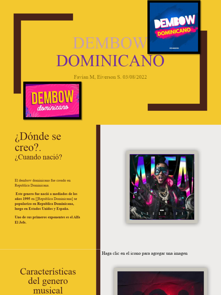 Origen y características del dembow dominicano | PDF | Artes del ...