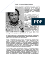 Biografía de Fortunato Quispe Mendoza